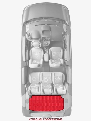 ЭВА коврики «Queen Lux» багажник для BMW M3 Coupe (E36)